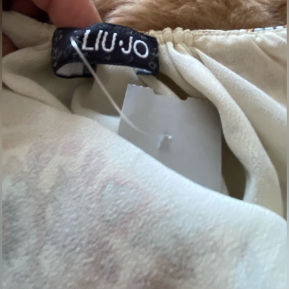 NWT LIU JO Silk Blouson Dress - Picture 11 of 11